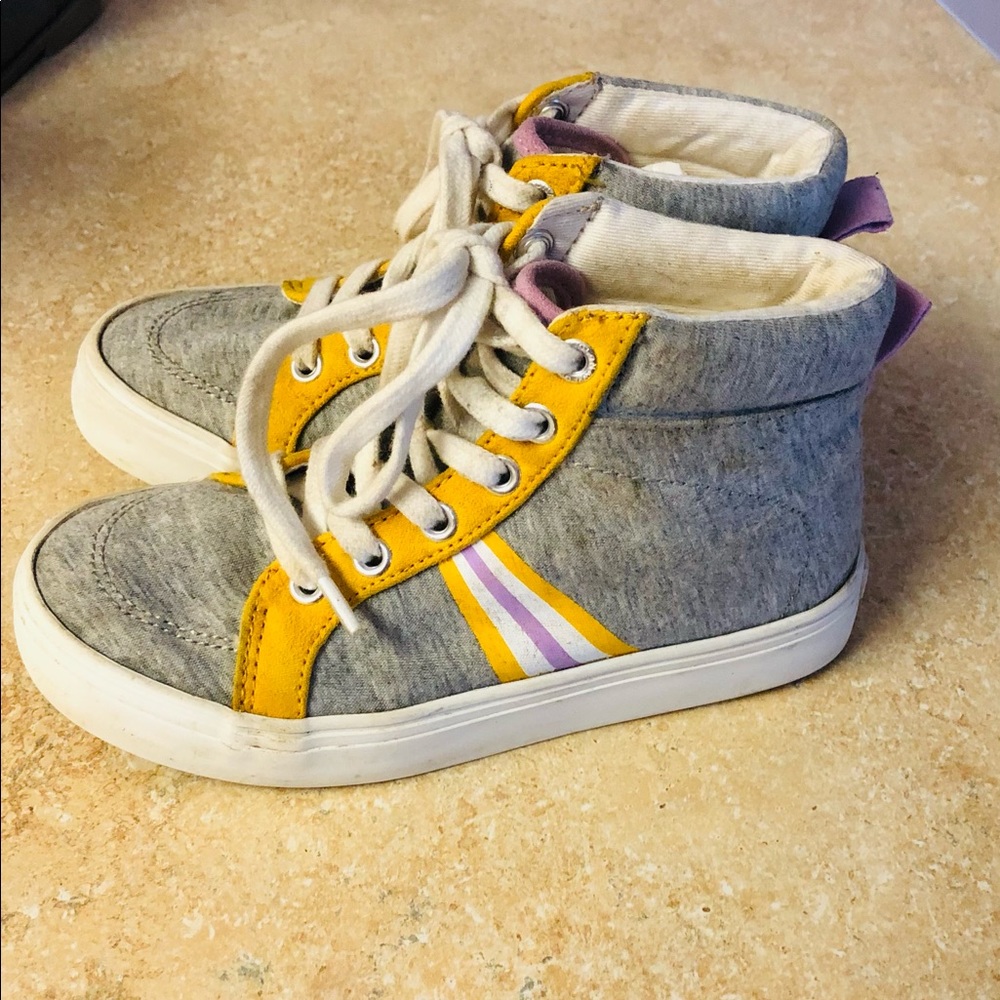 Girls high top sneakers